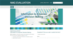Desktop Screenshot of nmgevaluation.com